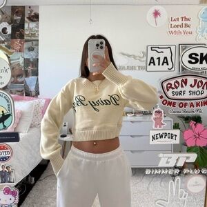 cream dairy‎ boy sweater